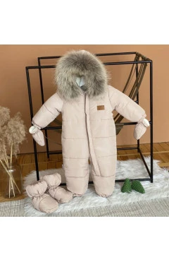Комбінезон зимовий ,Северленд,мокко ,100% поліестер ,Kid`s Fantasy Україна