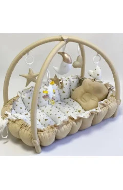 Кокон-килимок унісекс, бежевий/0744, Happy Luna, арт. 7440744