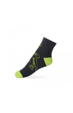 Носки для мальчика ,серый/динозавр ,80 % хлопок18%полиамид2%еластан ,KIDS SOCKS .
