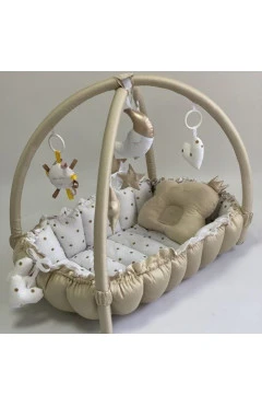 Кокон-килимок унісекс, бежевий/0743, Happy Luna, арт. 7430