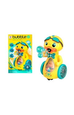 Музыкальная игрушка утенок мыльные пузыри пластик YG toys, арт. 16200