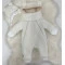 Комбинезон демисезонный унисекс, молочный/ангора, ангора/fleece, Happy Luna, арт. 222892