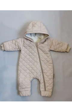 Комбинезон демисезонный унисекс ,бежевый/Барни. ,плащевая ткань ,Little angel