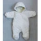 Комбинезон демисезонный унисекс ,молочный/Барни* ,плащевая ткань ,Little angel, унисекс, 12194