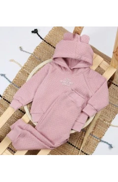 Кофточка і штанці для дівчинки, пепельно-рожевий, Flamingo, арт. 5258030
