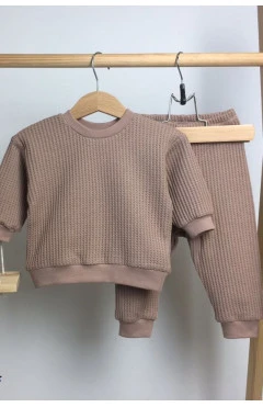 Кофточка і штанишки унісекс какао little angel, арт. 15395