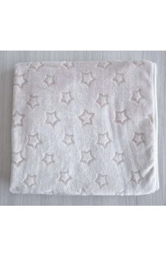 Плед унісекс Wellsoft ,sv.beige/stars,wellsoft ,Happy Tot