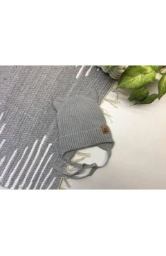 Деми шапка унисекс ,серыйУмка ,50%хлопок25%лайкра25%нейлон ,Talvi kids
