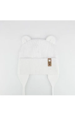 Деми шапка унисекс ,белый/денди ,50%хлопок25%лайкра25%нейлон ,Talvi kids