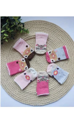 Носки для девочки, розовый/цветочки, Defne Baby, арт. 105561