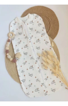 Євро-пелюшка на блискавці (унісекс), білий/зірки, Kota, арт. 12511