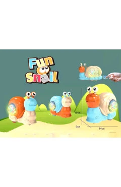 Заводна іграшка равлик різнокольоровий пластик TOYS, арт. 9976912