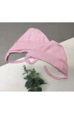 Чепчик з зав’язками для дівчинки, рожевий, Flamingo, арт. 3982122