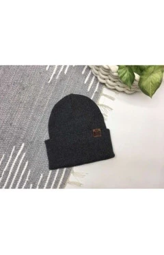 Деми шапка для мальчика ,т.графитовый/Ким ,50%хлопок 50%акрил ,Talvi kids