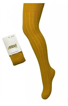 Колготки для девочки горчичный Arti, арт. 3002491