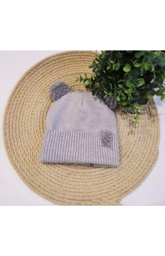 Зимова шапка унісекс, сірий, Talvi kids, арт. 29978