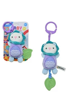 Мягконабивная игрушка-подвеска, текстиль, львенок, арт. 76220
