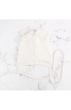 Деми шапка для дівчинки Шеррі молочний Talvi kids, арт. 35130
