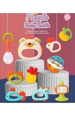 Набор погремушек, разноцветный, BABY RATTLE, арт. 53219