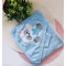 Рушник махровий після купання для хлопчика голубий мишка зірка Baby Shez, арт. 310051
