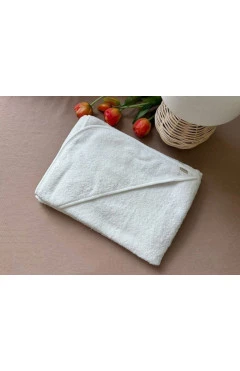 Рушник махровий після купання унісекс молочний Lotex, арт. 219315