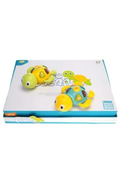 Музична іграшка черепашка, жовтий/блакитний/зелений, пластмасa, YG toys, арт. 855100