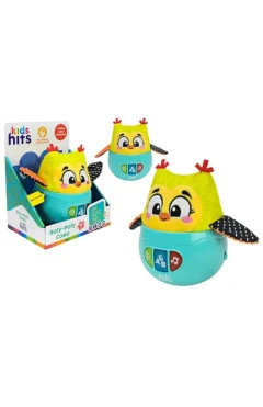 Музична неваляшка зелений/жовтий/совушка Kids Hits, арт. 64001