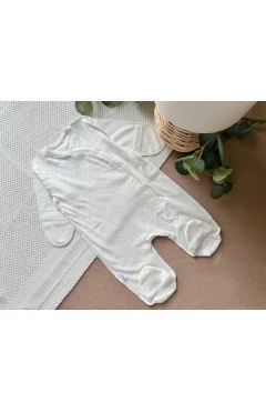 Ползунки унисекс (ажур), молочный/ажур, Мамине Чадо Украина, арт. 550904