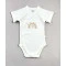 Боди с коротким рукавом унисекс (интерлок), молочный/радуга, Mario kids, арт. 6010090