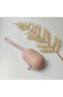 Силиконовый контейнер для соски девочки пудра пищевой силикон Silicone, арт. 155000