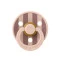 Соска-пустышка BIBS Studio Colour Latex Round Block 1 Blush/Woodchuck латекс, арт. 5713795267200