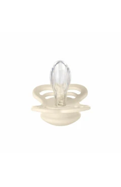 Соска-пустышка латекс размер 1 Supreme Silicone Symmetrical – 1 ivory BIBS, арт. 5713795065363