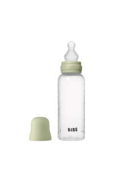 Пляшечка для кормления BIBS Bottle Round Silicone 270 мл средний поток Sage, арт. 5713795265497
