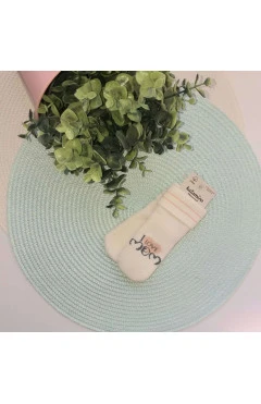 Махрові носки для дівчинки, молочний, Ilove mom, Katamino, арт. 459061