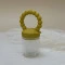 Ниблер силиконовый, 11 см, горчичный, полукольцо, пищевой силикон, Silicone, арт. 2060