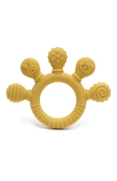 Силіконовий гризунок гірчичний орбіта харчовий силікон Silicone, арт. 3046