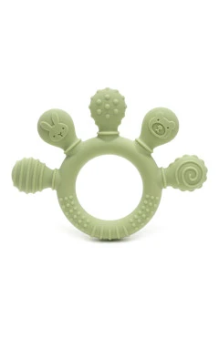Силіконовий гризунок, св.зелений/орбита, харчовий силікон, Silicone, арт. 3051