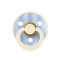 Пустишка BIBS colour latex round block 1 ivory/dusty blue латекс 100%, арт. 5713795267101