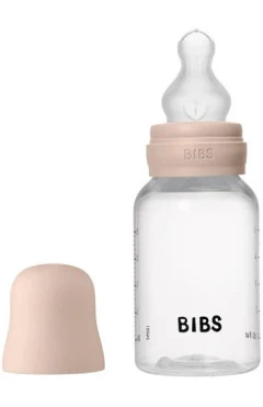 Пляшечка для годування Bottle Round Silicone 150 мл, силікон, повільний потік, BIBS, арт. 5713795265435